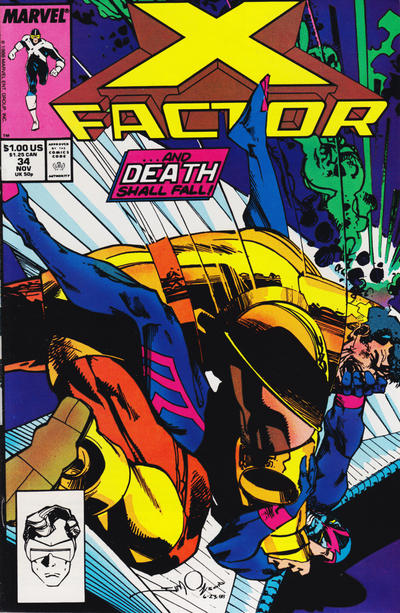Cover for X-Factor (Marvel, 1986 series) #34 [Direct]