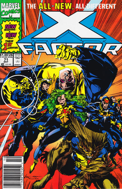 Cover for X-Factor (Marvel, 1986 series) #71 [Newsstand]