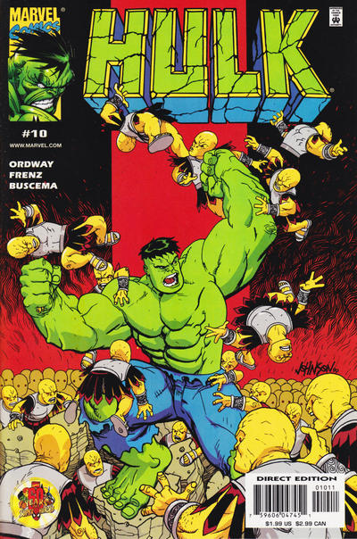 Cover for Hulk (Marvel, 1999 series) #10 [Direct Edition]