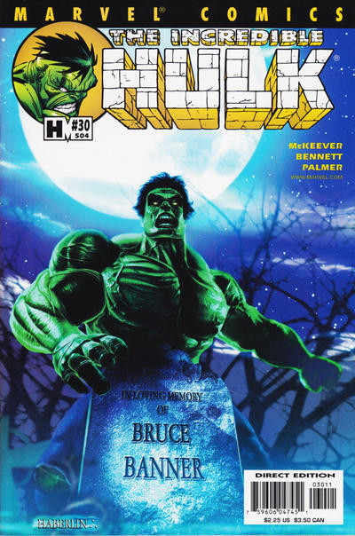 Cover for Incredible Hulk (Marvel, 2000 series) #30 (504) [Direct Edition]