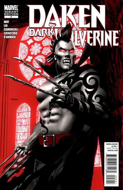 Cover for Daken: Dark Wolverine (Marvel, 2010 series) #2 [Vampire Variant Edition]