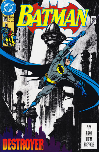 Cover for Batman (DC, 1940 series) #474 [Direct]