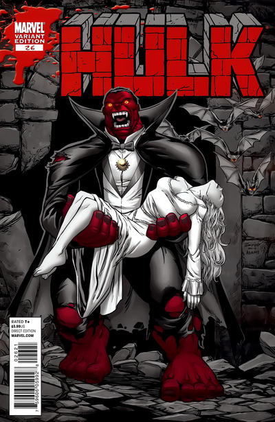 Cover for Hulk (Marvel, 2008 series) #26 [Vampire Variant]