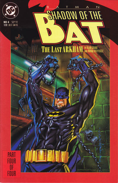 Cover for Batman: Shadow of the Bat (DC, 1992 series) #4 [Direct]
