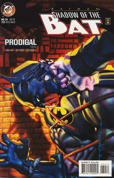 Cover for Batman: Shadow of the Bat (DC, 1992 series) #34 [Direct Sales]