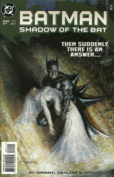 Cover for Batman: Shadow of the Bat (DC, 1992 series) #64 [Direct Sales]