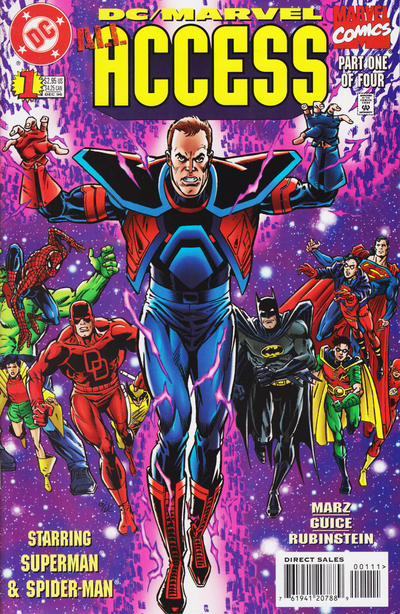 Cover for DC / Marvel: All Access (DC, 1996 series) #1 [Direct Sales]