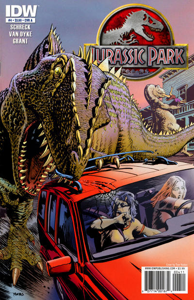 Cover for Jurassic Park (IDW, 2010 series) #4 [Cover A]