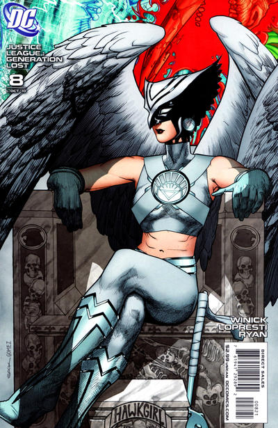Cover for Justice League: Generation Lost (DC, 2010 series) #8 [White Lantern Cover]