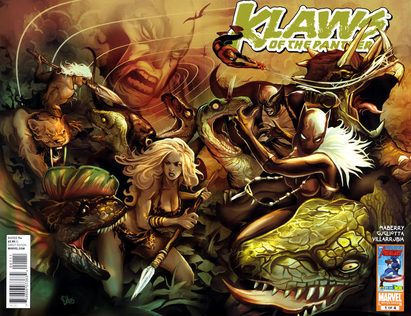 Cover for Klaws of the Panther (Marvel, 2010 series) #1 [Direct Edition]
