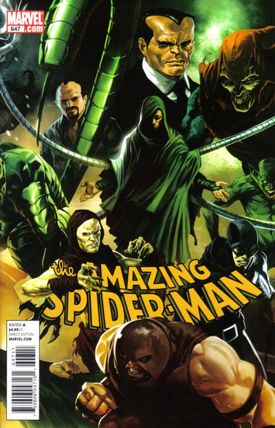 Cover for The Amazing Spider-Man (Marvel, 1999 series) #647 [Direct Edition]