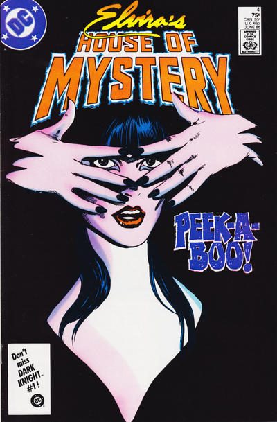 Cover for Elvira's House of Mystery (DC, 1986 series) #4 [Direct]