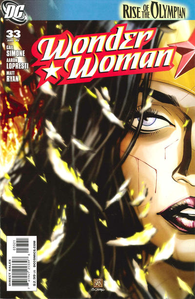 Cover for Wonder Woman (DC, 2006 series) #33 [Bernard Chang Cover]