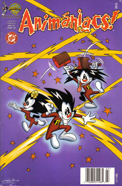 Cover for Animaniacs (DC, 1995 series) #35 [Newsstand]