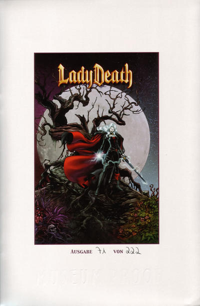 Cover for Lady Death: Die Legende (mg publishing, 2004 series) #1 [Museum Proof (weiss)]