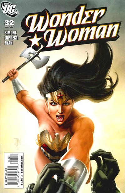 Cover for Wonder Woman (DC, 2006 series) #32 [Francis Manapul Cover]
