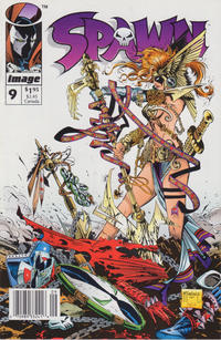 Cover for Spawn (Image, 1992 series) #9 [Newsstand]