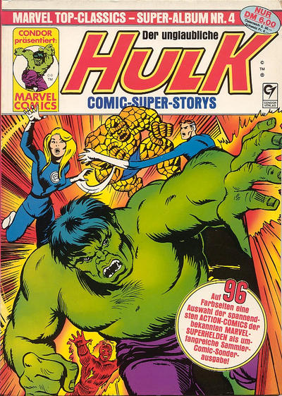 Cover for Marvel Top-Classics (Condor, 1980 series) #4