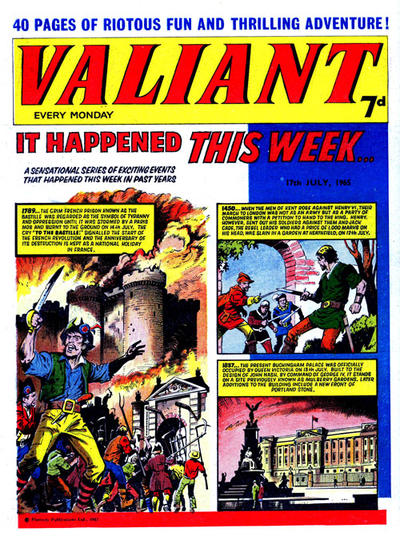 Cover for Valiant (IPC, 1964 series) #17 July 1965