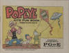Cover for Popeye Kite Fun Book (Western, 1977 series) [Pacific Gas and Electric Company Variant]