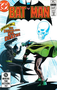 Cover for Batman (DC, 1940 series) #345 [Direct]