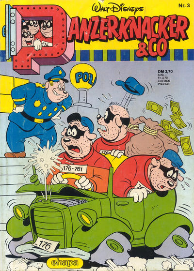 Cover for Panzerknacker & Co (Egmont Ehapa, 1986 series) #3