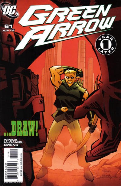 Cover for Green Arrow (DC, 2001 series) #61 [Second Printing]