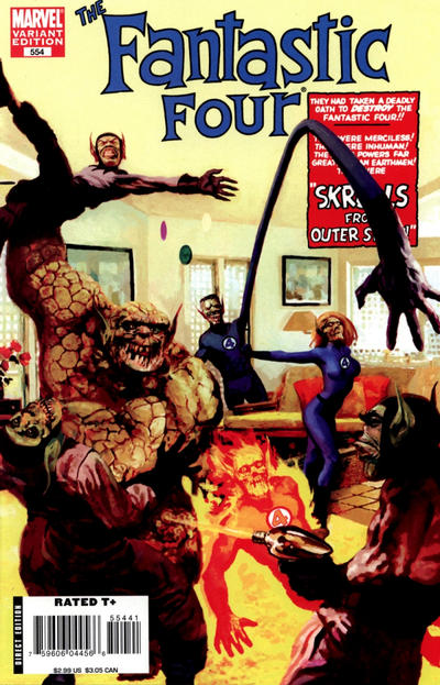 Cover for Fantastic Four (Marvel, 1998 series) #554 [Variant Edition - Arthur Suydam]