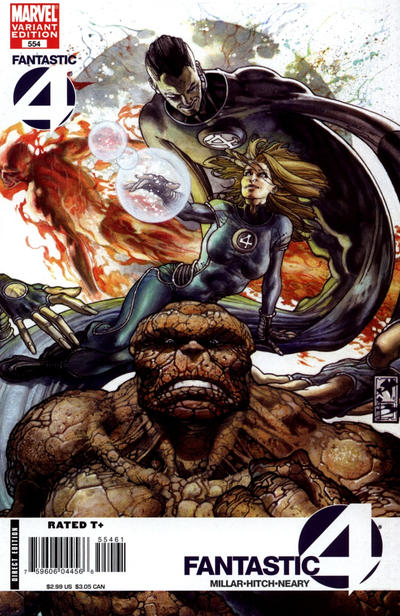 Cover for Fantastic Four (Marvel, 1998 series) #554 [Bianchi Variant]