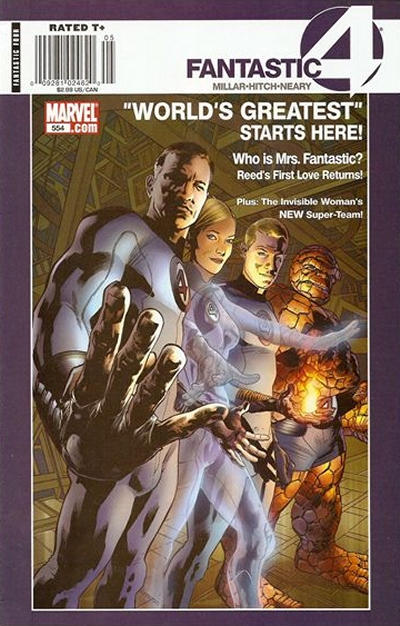 Cover for Fantastic Four (Marvel, 1998 series) #554 [Newsstand]