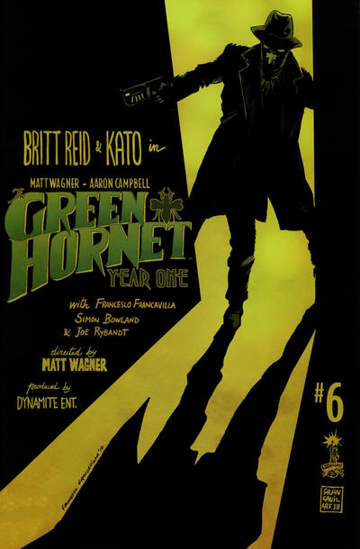 Cover for Green Hornet: Year One (Dynamite Entertainment, 2010 series) #6 [Francesco Francavilla Cover]