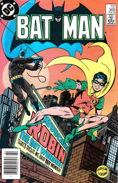Cover for Batman (DC, 1940 series) #368 [Newsstand]