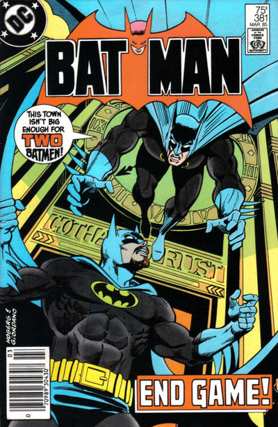 Cover for Batman (DC, 1940 series) #381 [Newsstand]