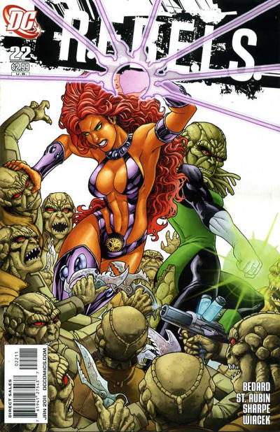 Cover for R.E.B.E.L.S. (DC, 2009 series) #22