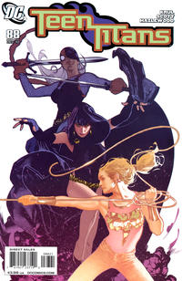Cover Thumbnail for Teen Titans (DC, 2003 series) #88 [Adam Hughes Cover]