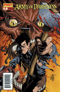 Cover for Army of Darkness (Dynamite Entertainment, 2005 series) #7 [Cover A - Nick Bradshaw]