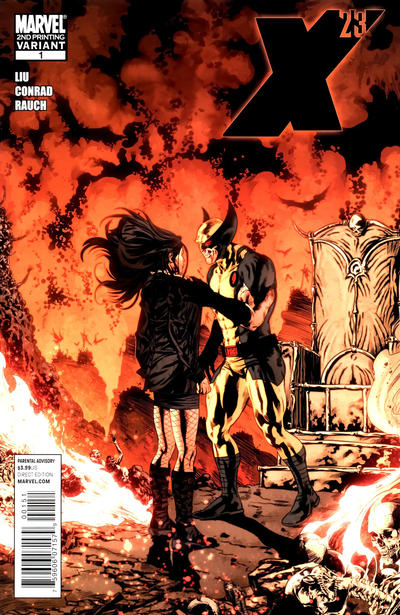 Cover for X-23 (Marvel, 2010 series) #1 [Second Printing]