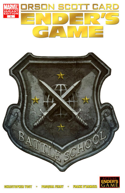 Cover for Ender's Game: Battle School (Marvel, 2008 series) #1 [Variant Edition Symbol cover]