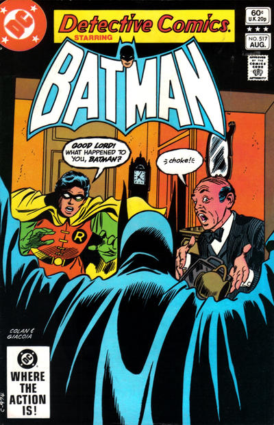 Cover for Detective Comics (DC, 1937 series) #517 [Direct]