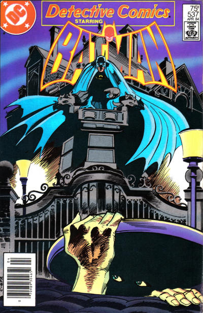 Cover for Detective Comics (DC, 1937 series) #537 [Newsstand]