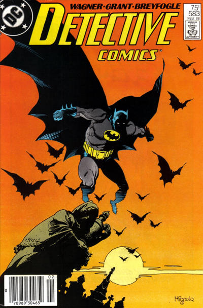 Cover for Detective Comics (DC, 1937 series) #583 [Newsstand]