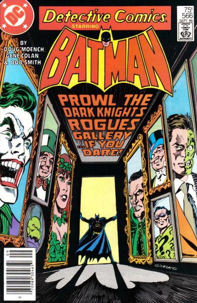 Cover for Detective Comics (DC, 1937 series) #566 [Newsstand]