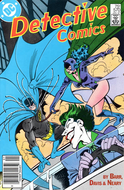 Cover for Detective Comics (DC, 1937 series) #570 [Newsstand]