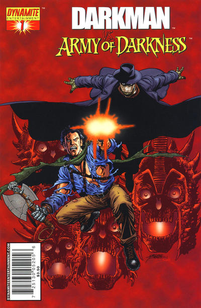 Cover for Darkman vs. The Army of Darkness (Dynamite Entertainment, 2006 series) #1 [George Pérez Cover]
