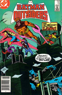 Cover Thumbnail for Batman and the Outsiders (DC, 1983 series) #13 [Newsstand]