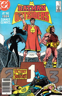 Cover Thumbnail for Batman and the Outsiders (DC, 1983 series) #15 [Newsstand]
