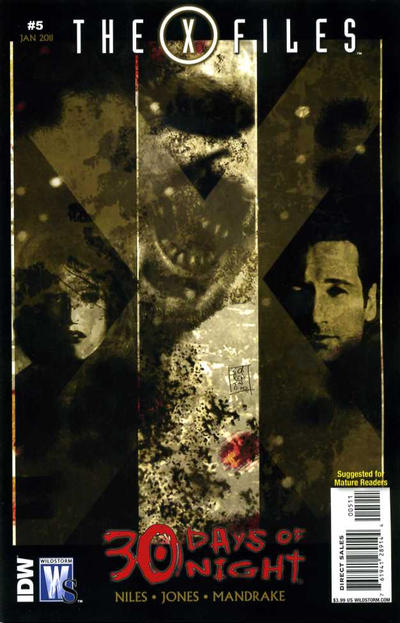 Cover for The X-Files / 30 Days of Night (DC, 2010 series) #5