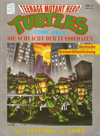 Cover for Teenage Mutant Hero Turtles Comic-Album (Condor, 1991 series) #4