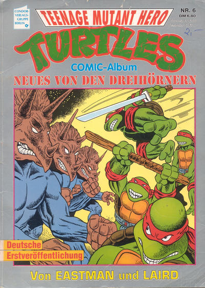 Cover for Teenage Mutant Hero Turtles Comic-Album (Condor, 1991 series) #6