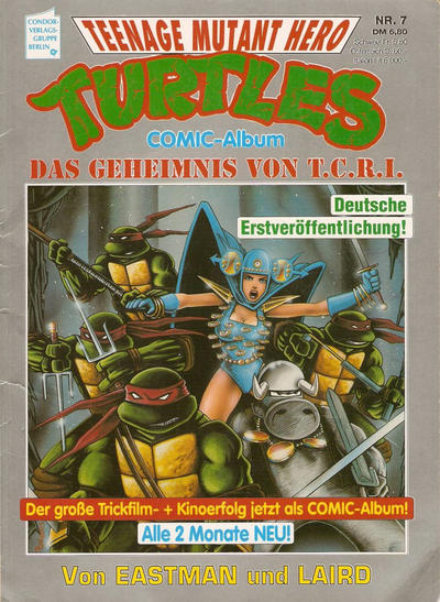 Cover for Teenage Mutant Hero Turtles Comic-Album (Condor, 1991 series) #7